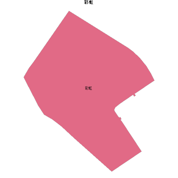 彩虹乡镇地图shp数据WGS84坐标系.shp