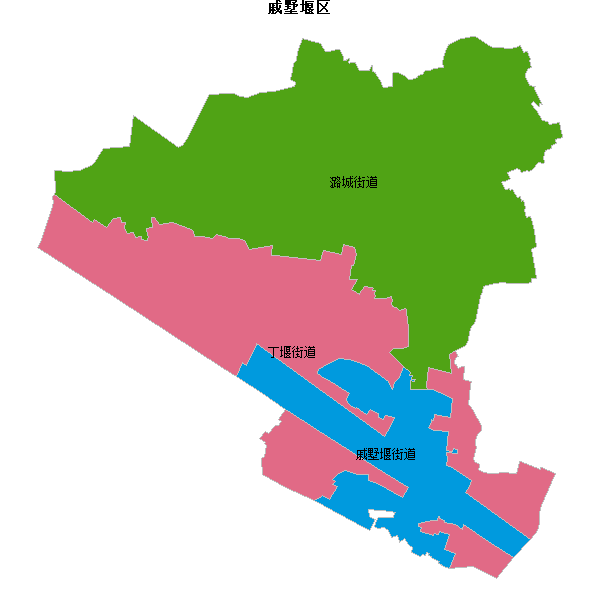 戚墅堰区乡镇地图shp数据WGS84坐标系.shp