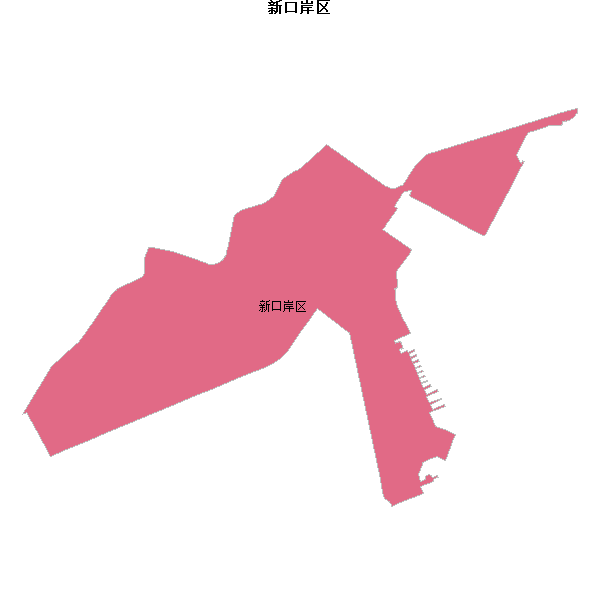 新口岸区乡镇地图shp数据WGS84坐标系.shp