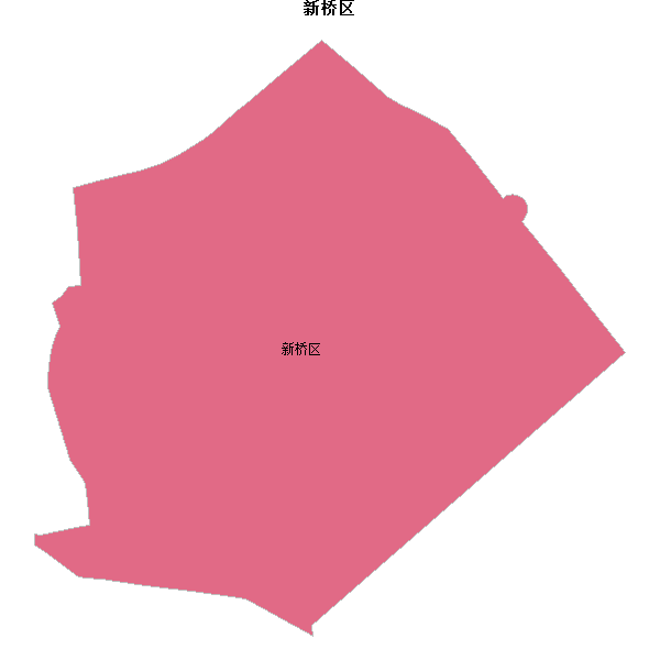 新桥区乡镇地图DWG数据WGS84坐标系.DWG