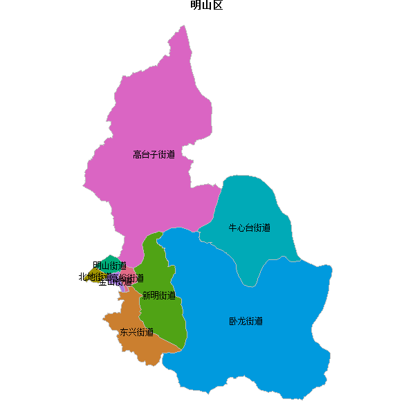 明山区乡镇地图KML数据WGS84坐标系.KML