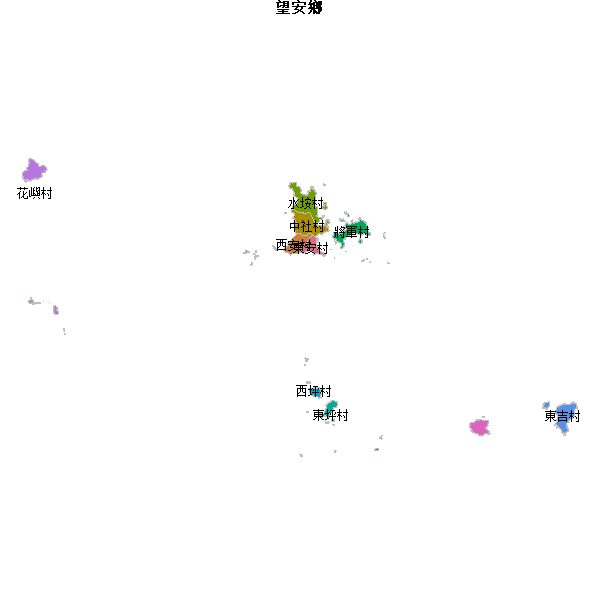 望安鄉乡镇地图shp数据WGS84坐标系.shp