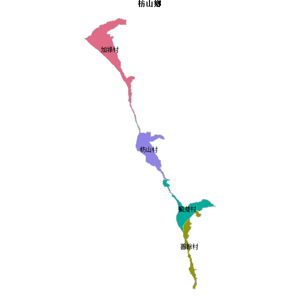 枋山鄉乡镇地图shp数据WGS84坐标系.shp
