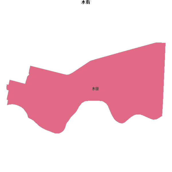 水街乡镇地图shp数据WGS84坐标系.shp