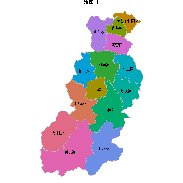 汝阳县乡镇地图ppt数据WGS84坐标系.ppt