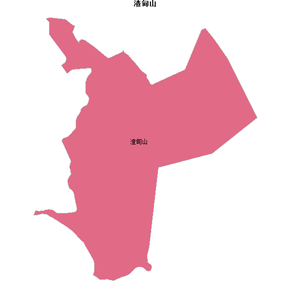 渣甸山乡镇地图shp数据WGS84坐标系.shp
