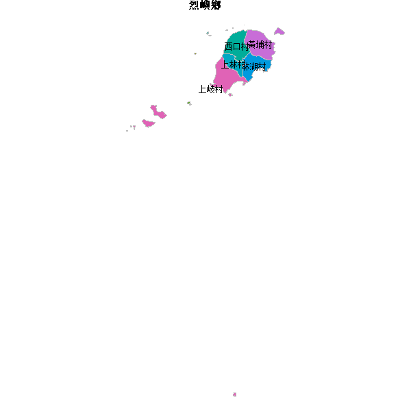 烈嶼鄉乡镇地图shp数据WGS84坐标系.shp