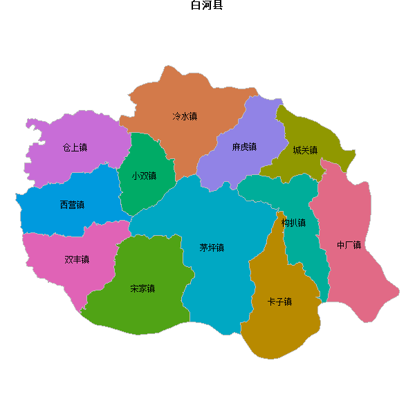 白河县乡镇地图JSON数据WGS84坐标系.json
