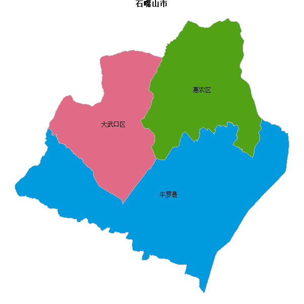 石嘴山市地图shp数据WGS84坐标系.shp