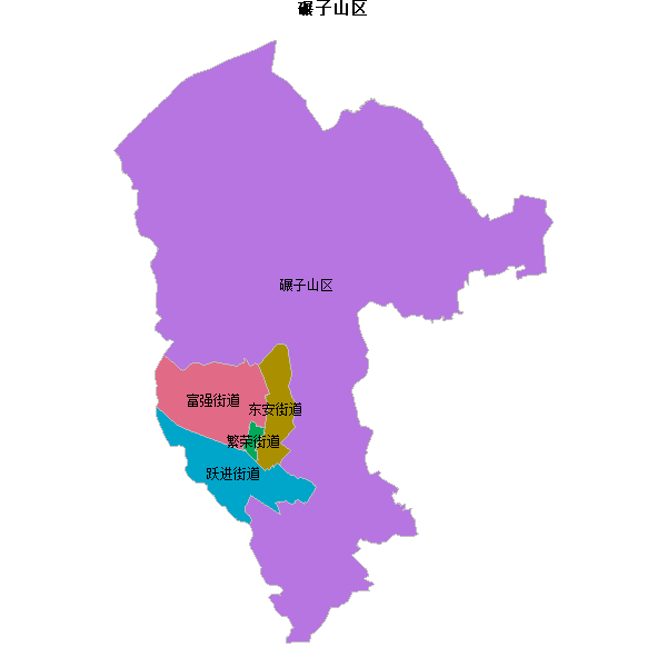 碾子山区乡镇地图shp数据WGS84坐标系.shp