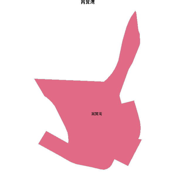 筲箕灣乡镇地图shp数据WGS84坐标系.shp