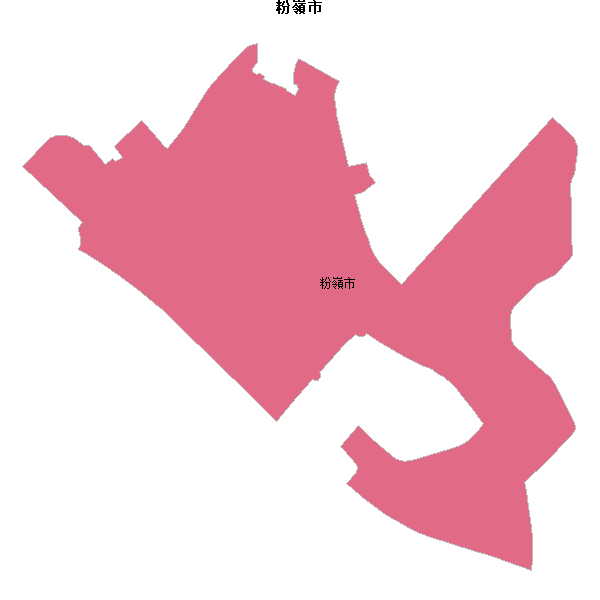 粉嶺市乡镇地图shp数据WGS84坐标系.shp