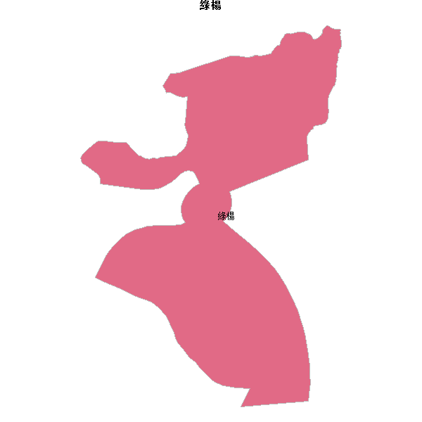 綠楊乡镇地图shp数据WGS84坐标系.shp