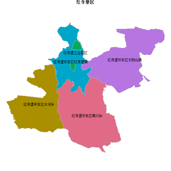红寺堡区乡镇地图shp数据WGS84坐标系.shp