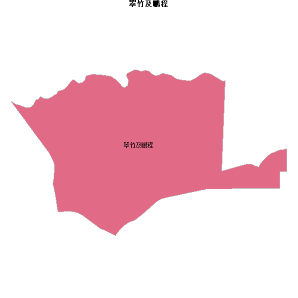 翠竹及鵬程乡镇地图shp数据WGS84坐标系.shp