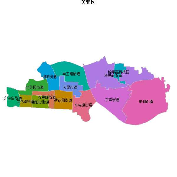 芙蓉区乡镇地图shp数据WGS84坐标系.shp