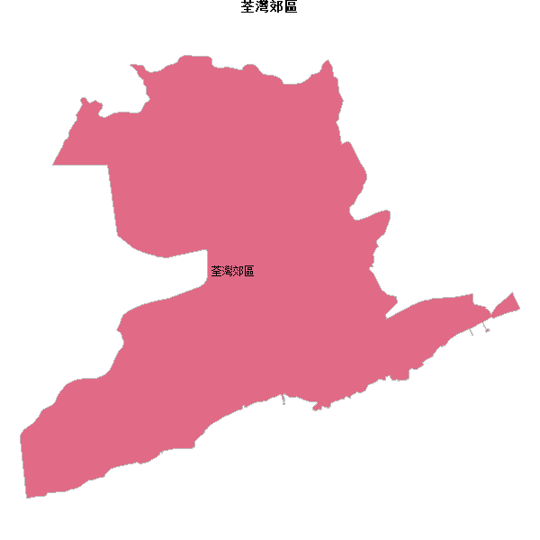 荃灣郊區乡镇地图shp数据WGS84坐标系.shp