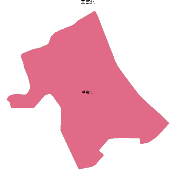 華富北乡镇地图shp数据WGS84坐标系.shp