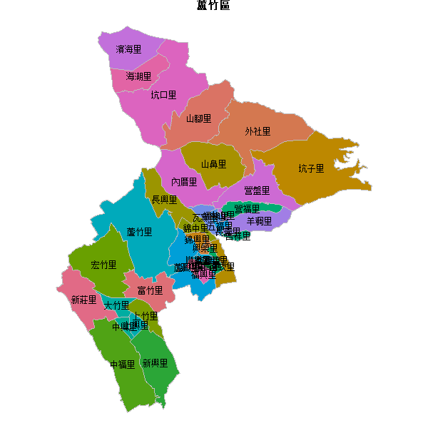 蘆竹區乡镇地图shp数据WGS84坐标系.shp