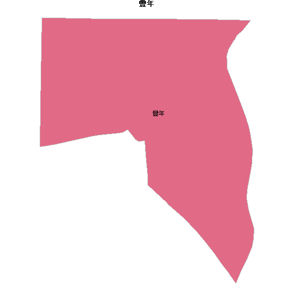 豐年乡镇地图JSON数据WGS84坐标系.json
