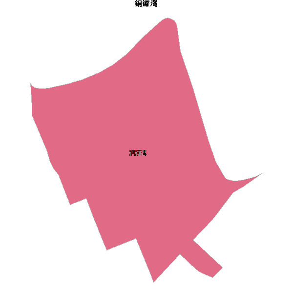 銅鑼灣乡镇地图shp数据WGS84坐标系.shp