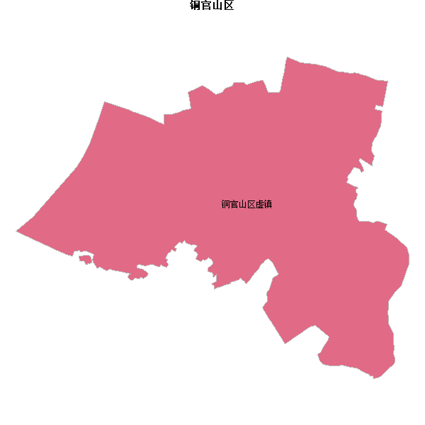 铜官山区乡镇地图shp数据WGS84坐标系.shp