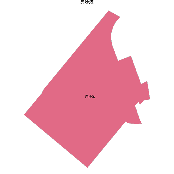 長沙灣乡镇地图shp数据WGS84坐标系.shp