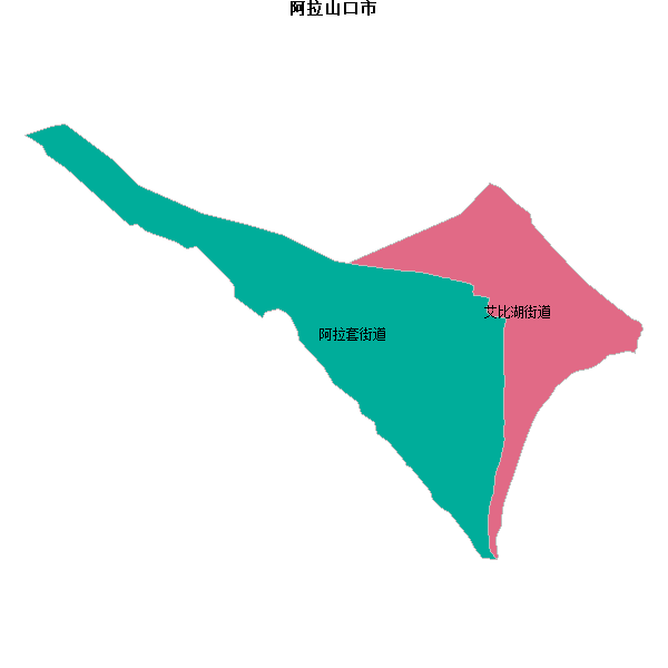 阿拉山口市乡镇地图shp数据WGS84坐标系.shp