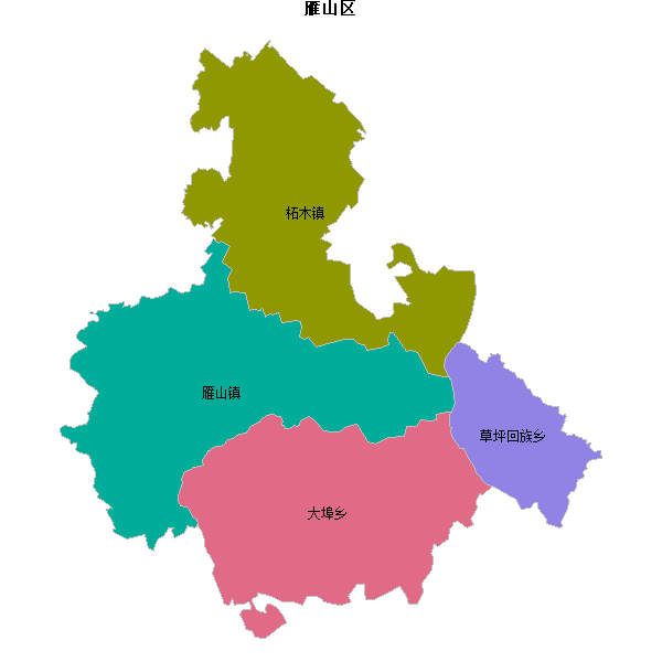 雁山区乡镇地图shp数据WGS84坐标系.shp