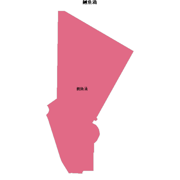 鰂魚涌乡镇地图shp数据WGS84坐标系.shp