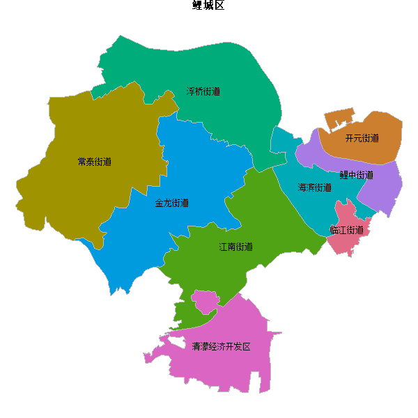 鲤城区乡镇地图shp数据WGS84坐标系.shp
