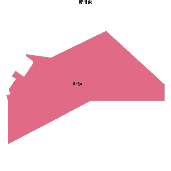 黃埔東乡镇地图shp数据WGS84坐标系.shp