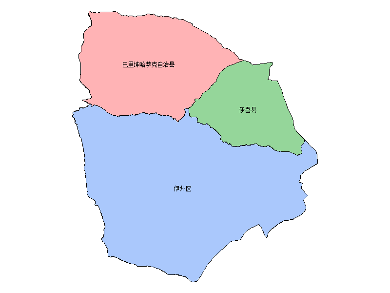 哈密地区哈密市乡镇地图矢量可编辑PPT行政区划边界高清(新疆维吾尔自治区).pptx