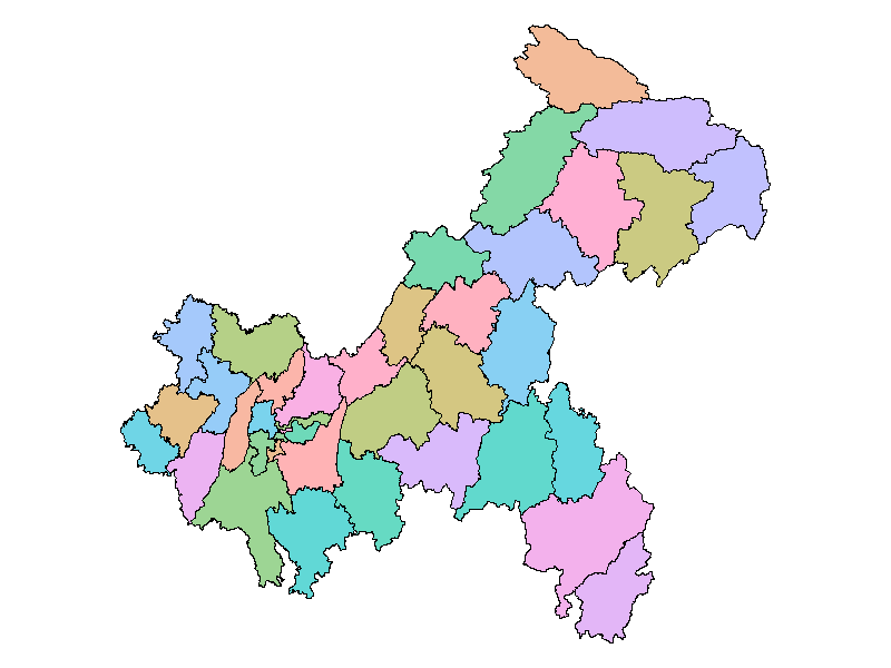 安徽省市级地图PPT可编辑矢量行政区划.pptx