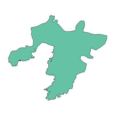 万山区谢桥街道PPT模板