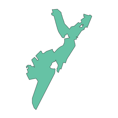 东港市新兴街道PPT模板