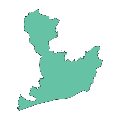 丰镇市南城区街道PPT模板