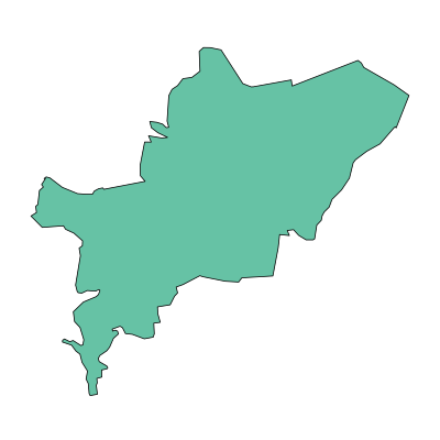 修文县龙岗社区服务中心PPT模板