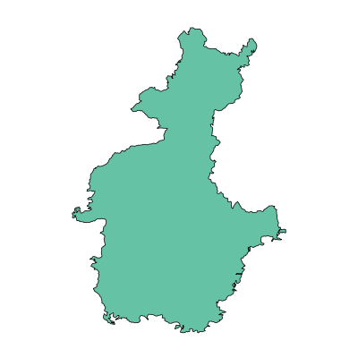 兴国县城岗乡PPT模板