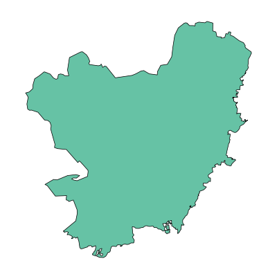 博山区域城镇PPT模板