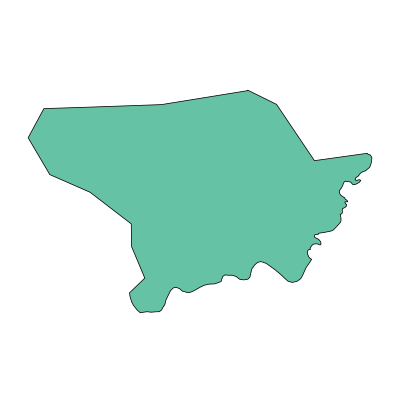 双城区单城镇PPT模板
