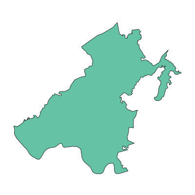 嘉鱼县高铁岭镇PPT模板