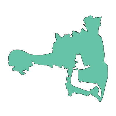 新会区会城街道PPT模板