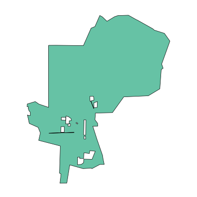 新密市新华路街道PPT模板