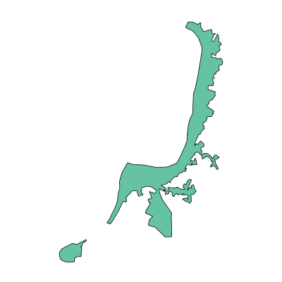 洪江市河滨路街道PPT模板