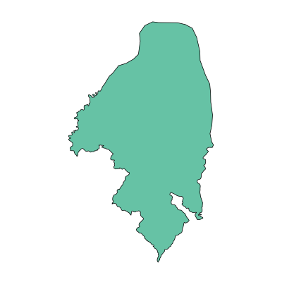郧西县三官洞林区PPT模板