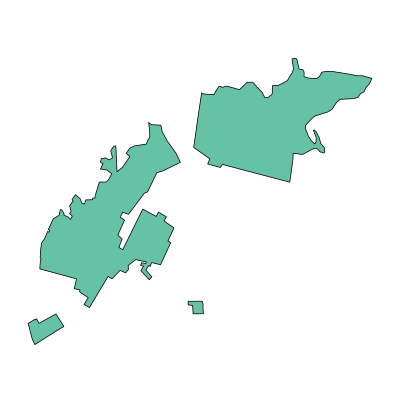 银州区岭东街道PPT模板