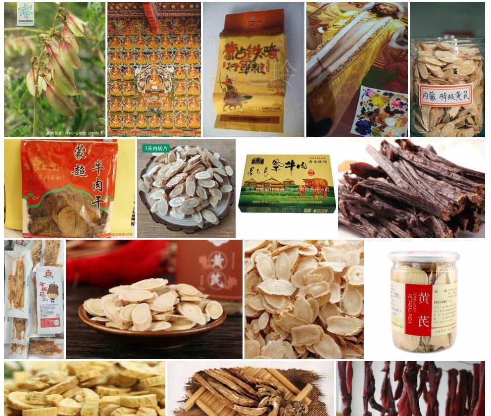 蒙古特黄耆照片和图片/