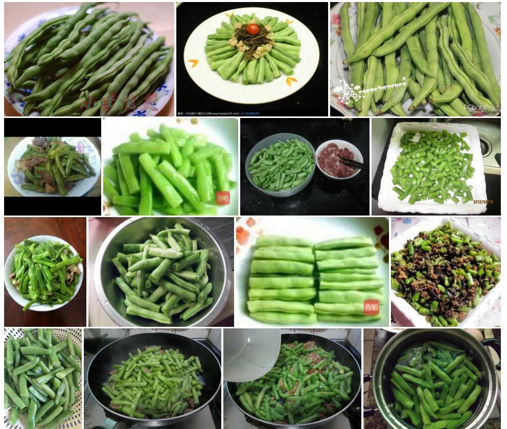 龙牙豆照片和图片/